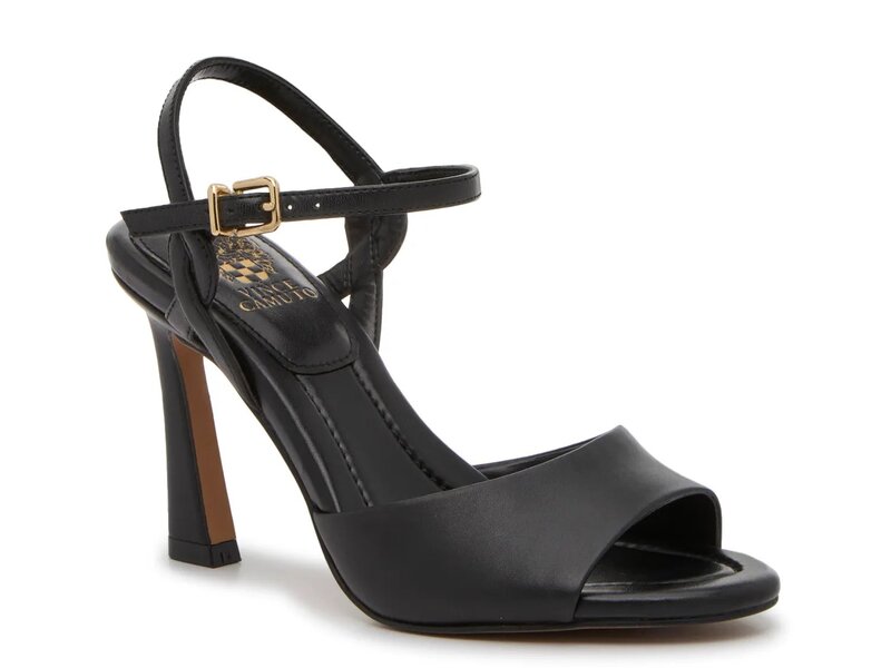 ヴィンスカムート レディース シューズ サンダル Vince Camuto Pairia Sandal Black Leather ブラック