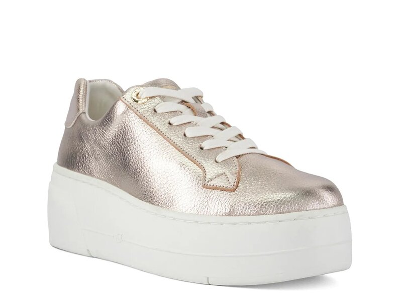 デューンロンドン レディース シューズ スニーカー プラットホーム Dune London Episode Core Platform Sneaker - Women\u0027s Gold Metallic Leather ゴールド