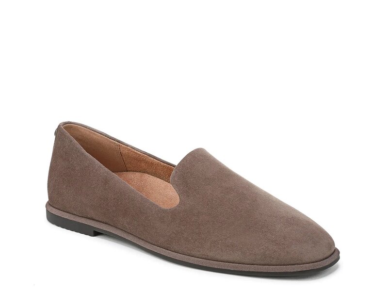 バイオニック レディース シューズ スリッポン・ローファー Vionic Willa 2.0 Loafer Brown Suede ブラウン