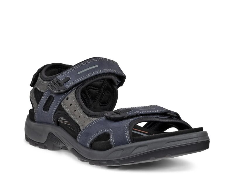 山びこ メンズ シューズ サンダル ECCO Yucatan River Sport Sandal Navy 米国海軍 スリッポン-靴-メンズ靴