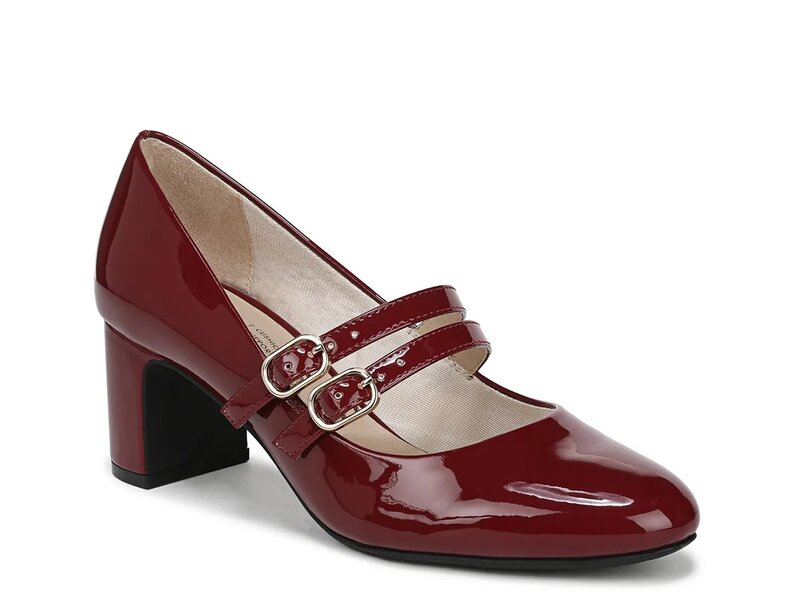 ライフストライド レディース シューズ パンプス LifeStride True Mary Jane Pump Dark Cherry Red レッド|ReVida 店
