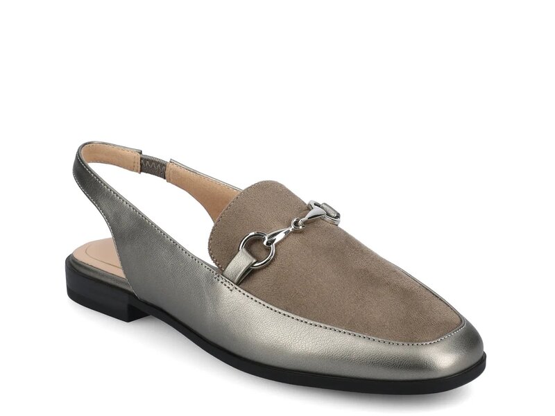 ジャーニー レディース シューズ スリッポン・ローファー Journee Lainey Loafer Pewter ピューター