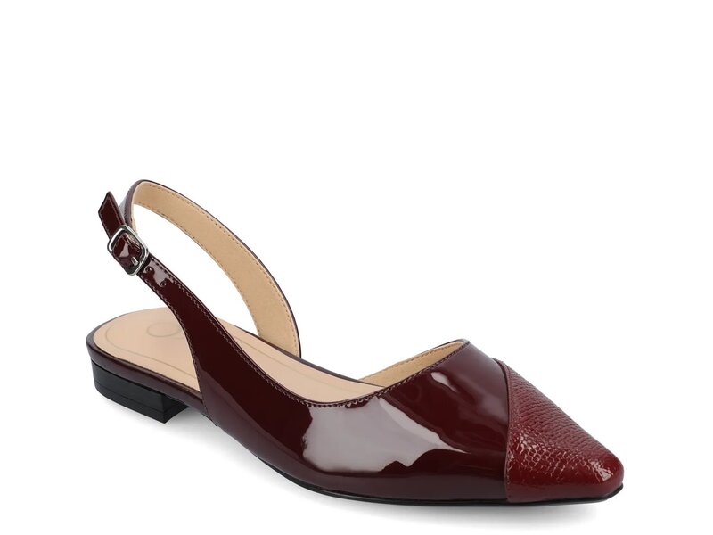ジャーニー レディース シューズ パンプス Journee Daphnne Flat Oxblood Red レッド|ReVida 店