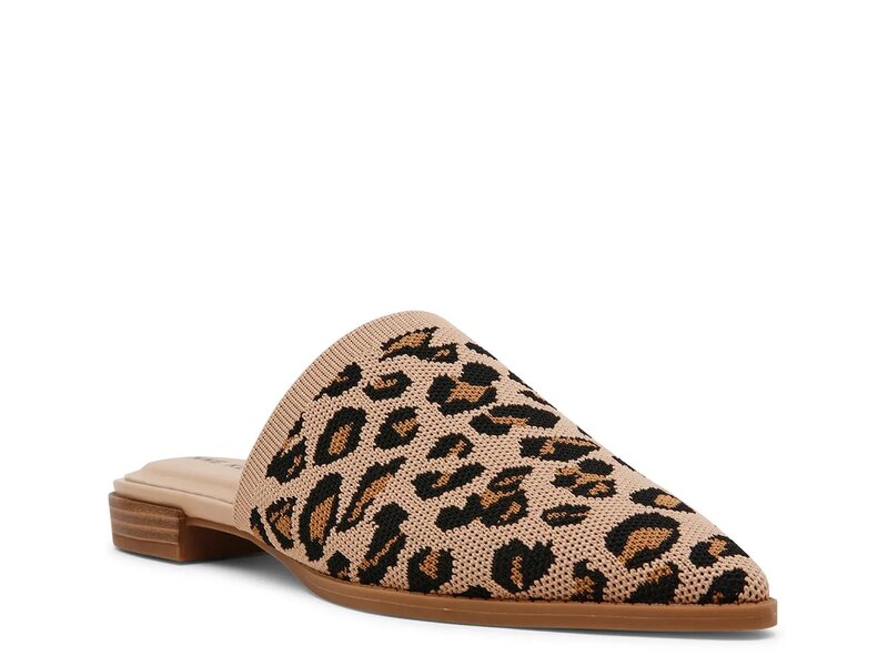 アンクライン レディース シューズ サンダル Anne Klein Violet Mule Multicolor Leopard Print マルチカラー