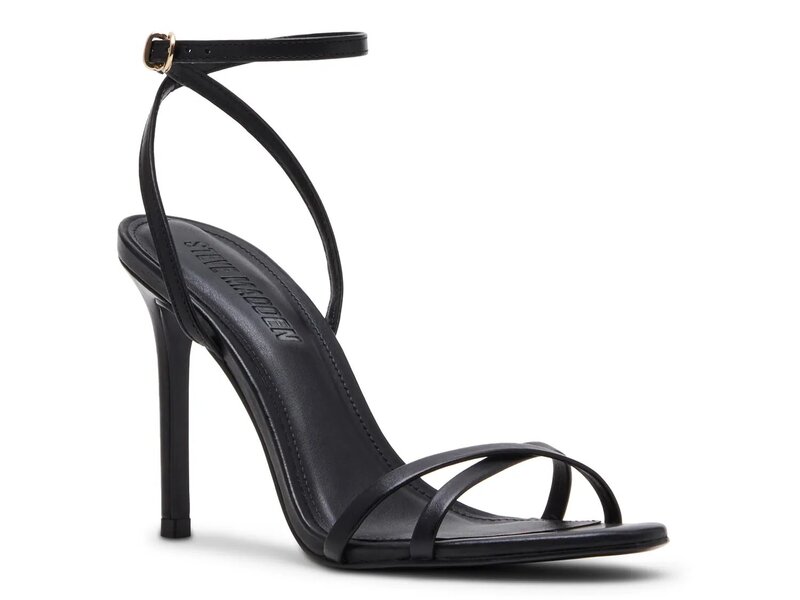 スティーブ マデン レディース シューズ サンダル Steve Madden Jypsey Sandal Black Leather ブラック｜ReVida 店