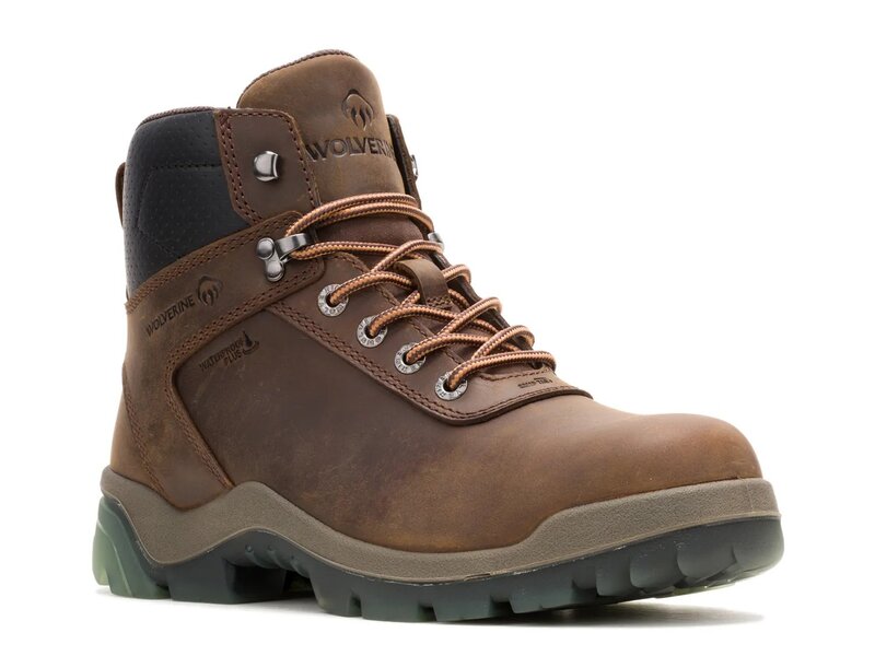 ウルヴァリン メンズ シューズ ブーツ・レインブーツ Wolverine Vantage HyperRest CarbonMax Toe Work Boot- Men\u0027s Dark Brown 赤銅色
