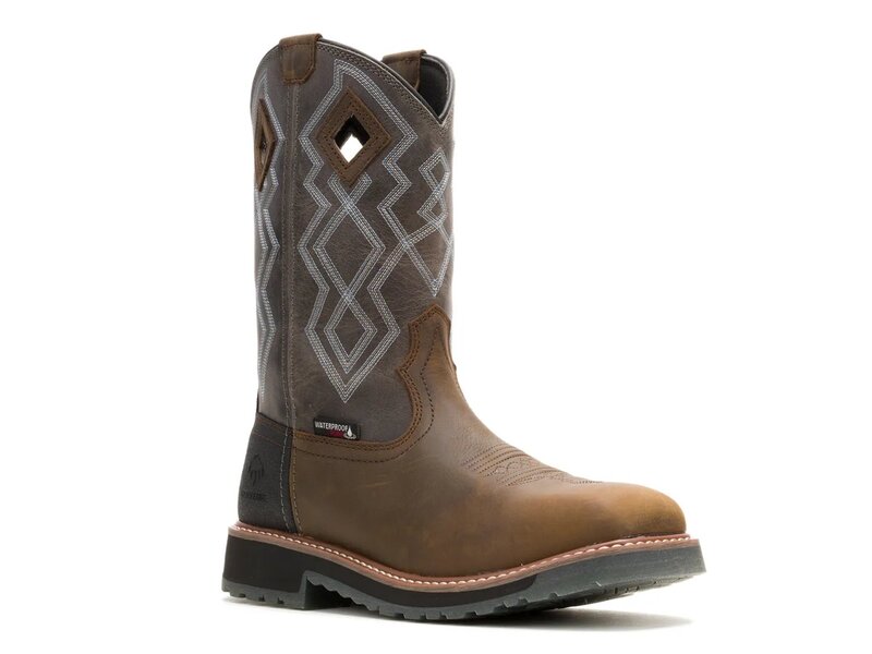 ウルヴァリン メンズ シューズ ブーツ・レインブーツ Wolverine Rancher Pro Composite Toe Work Boot - Men\u0027s Grey 薄墨色