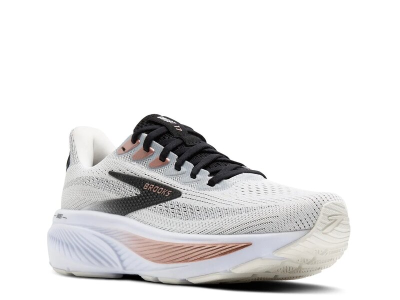 ブルックス レディース シューズ スニーカー Brooks Ghost 17 Running Shoe - Women's White/Grey/Rose Gold Metallic ホワイト