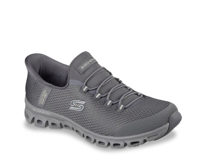 スケッチャーズ レディース シューズ スニーカー Skechers Hands Free Slip-ins Glide-Step Vibey Sneaker Grey グレー