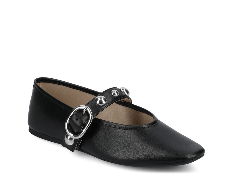 ジャーニー レディース シューズ パンプス Journee Naveah Mary Jane Flat Black ブラック