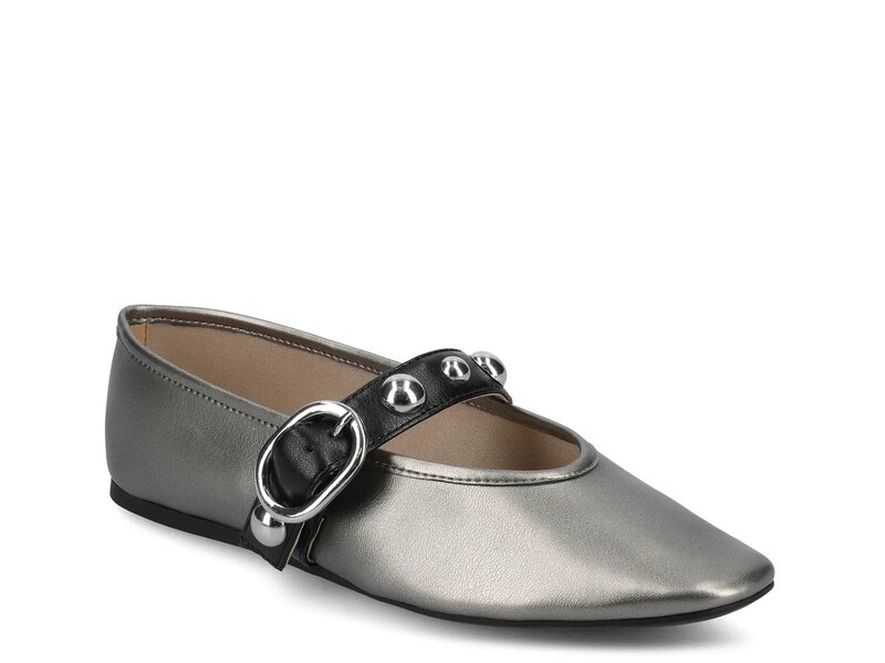 ジャーニー レディース シューズ パンプス Journee Naveah Mary Jane Flat Pewter ピューター|ReVida 店