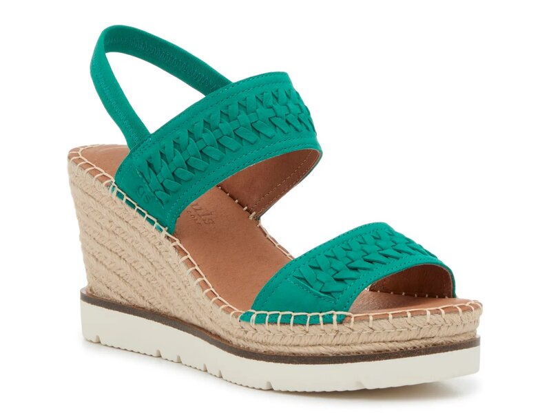 ケネスコール レディース シューズ サンダル Gentle Souls by Kenneth Cole Elyssa Espadrille Wedge Sandal Emerald Green グリーン