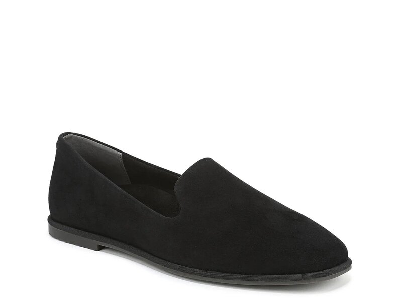 バイオニック レディース シューズ スリッポン・ローファー Vionic Willa 2.0 Loafer Black Suede ブラック