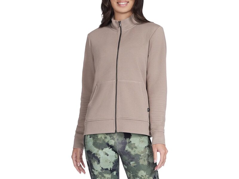 スケッチャーズ レディース アウター 上衣・上衣 パーカー 上衣 Skechers Hoodless Hoodie GO WALK Everywhere Women\u0027s Jacket Taupe トープ