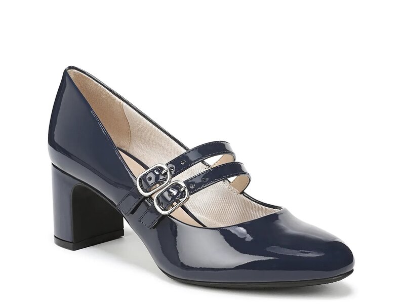 ライフストライド レディース シューズ パンプス LifeStride True Mary Jane Pump Navy Patent ネイビー|ReVida 店