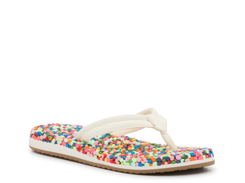 サヌーク レディース シューズ サンダル Sanuk Bubblecush Flip Flop Multicolor マルチカラー