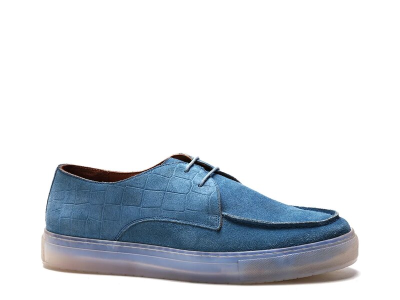 カルロスサンタナ メンズ シューズ スリッポン・ローファー Carlos by Carlos Santana Echo Slip-On Blue Suede ブルー