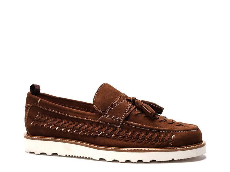 カルロスサンタナ メンズ シューズ スリッポン・ローファー Carlos by Carlos Santana Zenith Loafer Brown Suede ブラウン