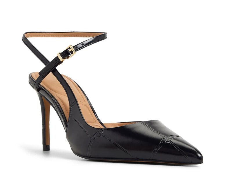 アルド レディース シューズ パンプス Aldo Kymmberly Pump Black Croc Print Synthetic ブラック｜ReVida 店