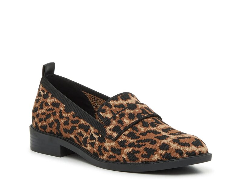 ケリー＆ケイティ レディース シューズ スリッポン・ローファー Kelly & Katie Dottia Loafer Brown/Black Leopard Print ブラック