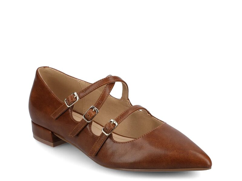 ジャーニー レディース シューズ パンプス Journee Gretel Flat Cognac