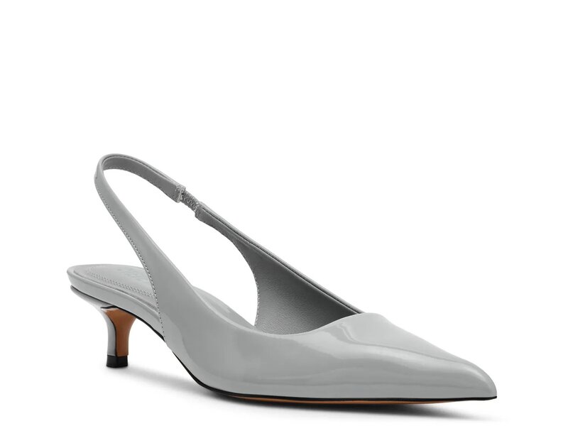 スティーブ マデン レディース シューズ パンプス Steve Madden Kittie Pump Grey Patent Synthetic グレー
