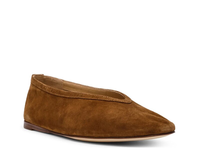 スティーブ マデン レディース シューズ パンプス Steve Madden Leni Flat Chestnut Suede|ReVida 店