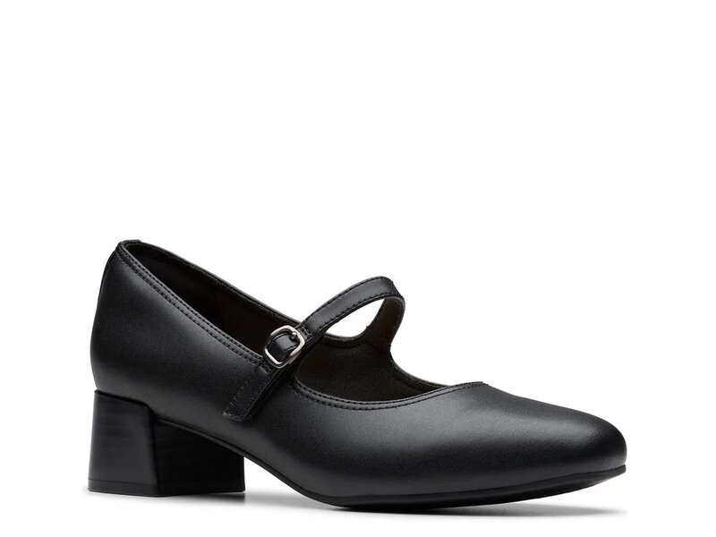 クラークス レディース シューズ パンプス Clarks Iridessa Rae Mary Jane Pump Black Leather ブラック