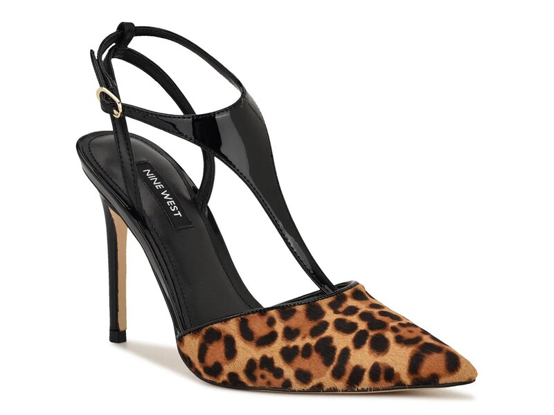 ナインウェスト レディース シューズ パンプス Nine West Fiesta Pump Light Brown Leopard Print Leather/Calf Hair ブラウン｜ReVida 店