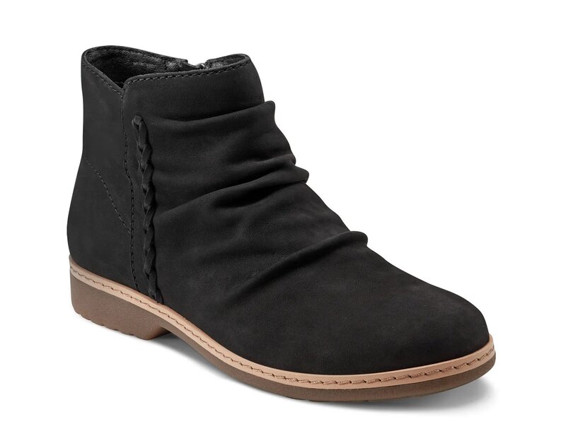 アース レディース シューズ ブーツ・レインブーツ Earth Hilaree Bootie Black Leather ブラック｜ReVida 店
