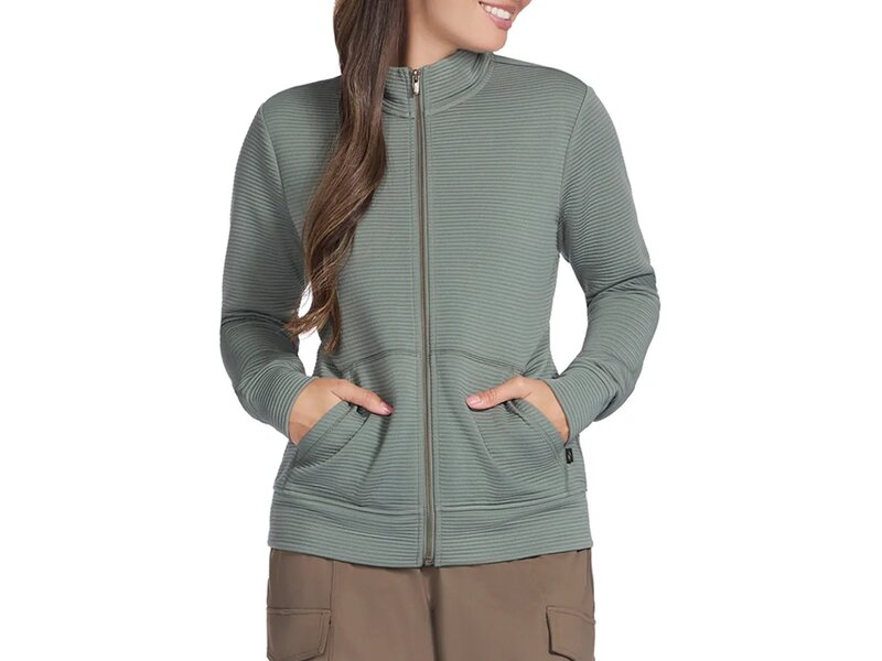 スケッチャーズ レディース アウター 上衣・上衣 パーカー 上衣 Skechers Hoodless Hoodie GO WALK Everywhere Women\u0027s Jacket Khaki Taupe カーキ