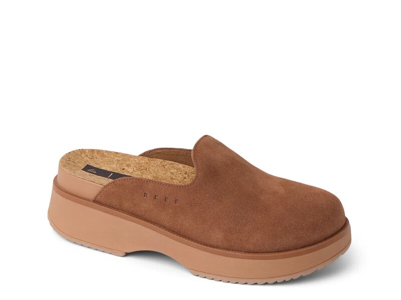 リーフ レディース シューズ サンダル プラットフォーム Reef Vista Skye Platform Clog Cocoa Leather ココア