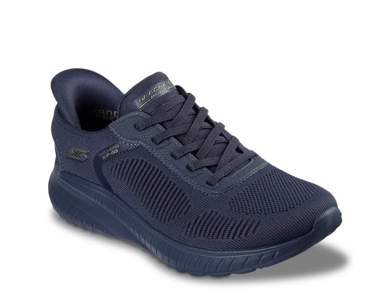 スケッチャーズ レディース シューズ スリッポン・ローファー スニーカー Skechers Hands Free Slip-Ins: BOBS Sport Squad Chaos Slip-On Sneaker - Women's Dark Navy ネイビー