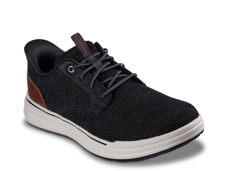 スケッチャーズ メンズ シューズ スニーカー 伸び伸びする相応う Skechers Hands Free Slip-ins Relaxed Fit Sterling Ramone Sneaker Black 黒いこと