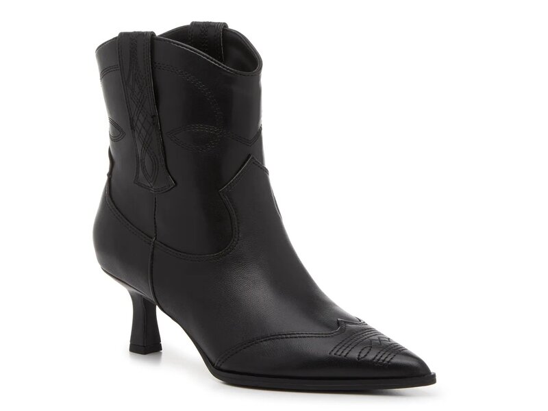 サムエデルマン レディース シューズ ブーツ・レインブーツ Circus by Sam Edelman Yolanda Western Bootie Black 黒いこと ブーツ-レディース靴