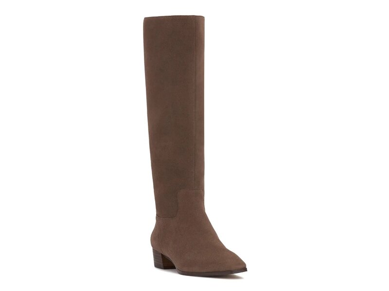 ヴィンスカムート レディース シューズ ブーツ・レインブーツ Vince Camuto Pavla Boot Safari Brown Suede 赤銅色 靴-ブーツ-その他