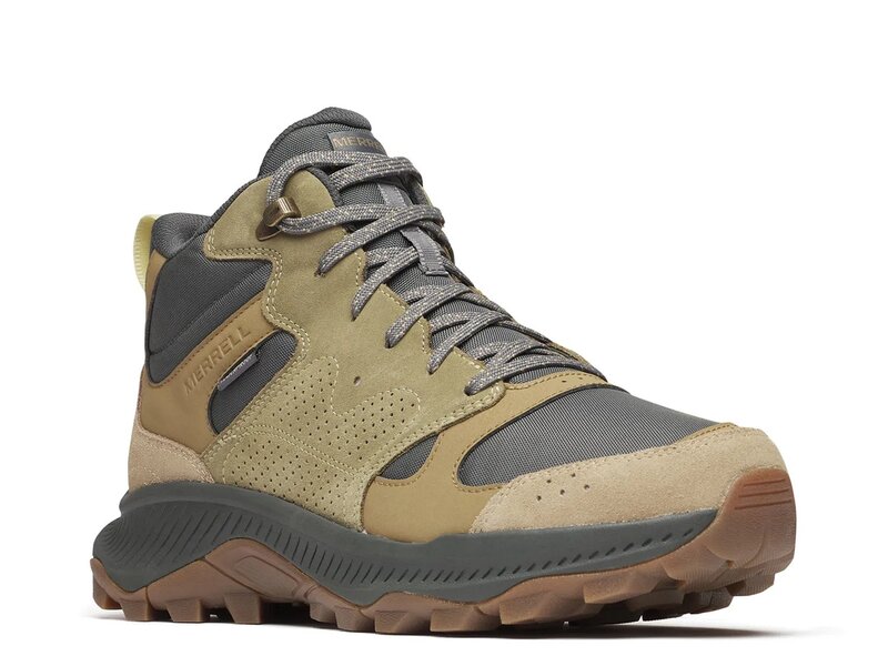 メレル メンズ シューズ ブーツ・レインブーツ Merrell Tempo Sol Waterproof Hiking Boot - Men Tan/Multicolor タン