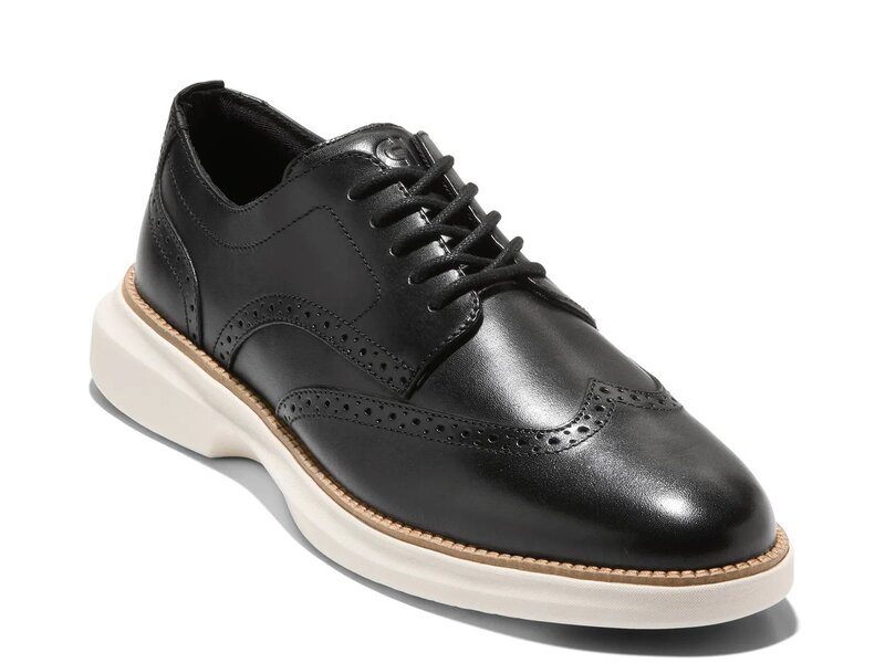 コールハーン メンズ シューズ オックスフォード ウィングチップ Cole Haan Grand Shadowlite Wingtip Oxford Black ブラック