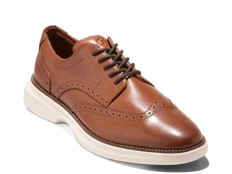 コールハーン メンズ シューズ オックスフォード ウィングチップ Cole Haan Grand Shadowlite Wingtip Oxford Dark Brown ブラウン