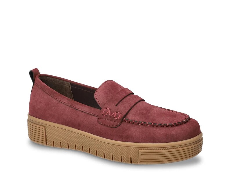 ベラヴィータ レディース シューズ スリッポン・ローファー Bella Vita Bo Loafer Burgundy バーガンディ