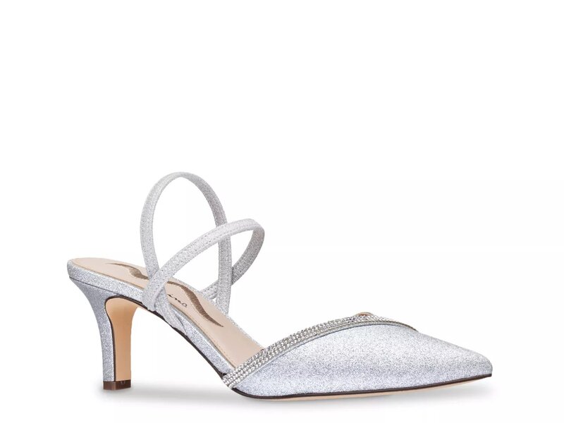 ニナ レディース シューズ パンプス Nina Beckie Pump Silver Metallic シルバー|ReVida 店