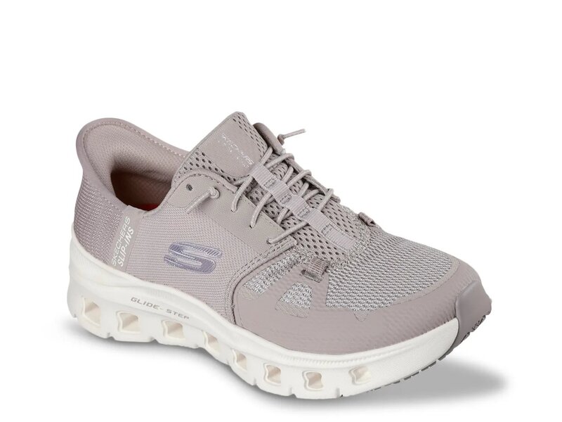 スケッチャーズ レディース シューズ スニーカー Skechers Hands Free Slip-ins Work Glide-Step Pro Edura Work Sneaker - Women's Taupe トープ