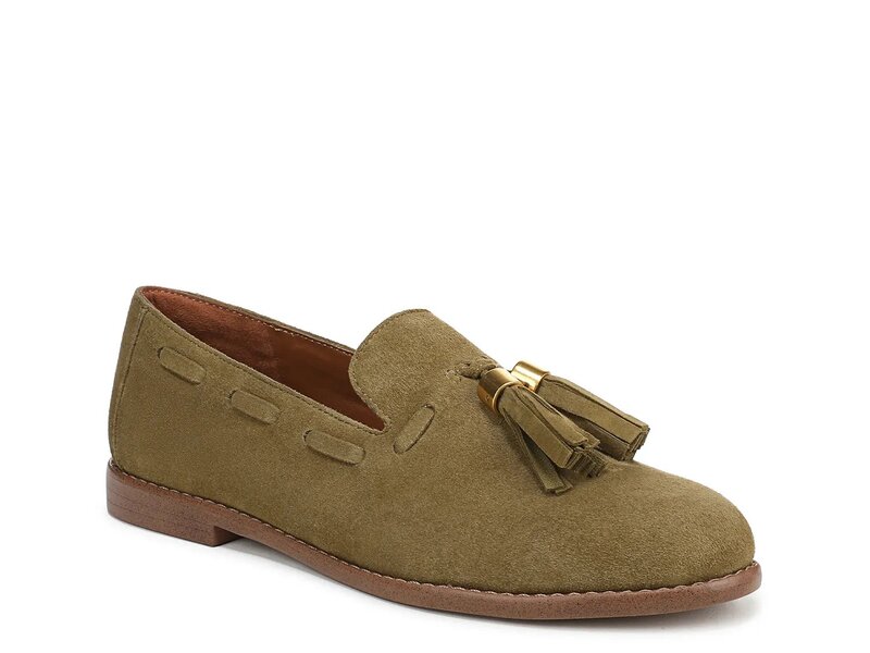 フランコサルト レディース シューズ スリッポン・ローファー Franco Sarto Hartlie Loafer Green Suede グリーン