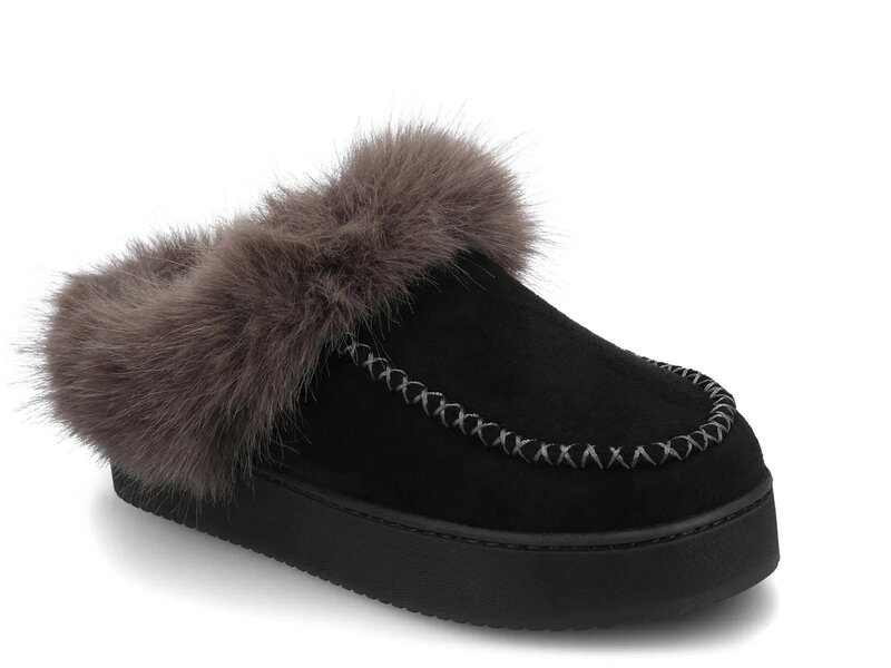 ジャーニー レディース シューズ サンダル プラットフォーム Journee Taran Platform Slipper - Women's Black ブラック｜ReVida 店