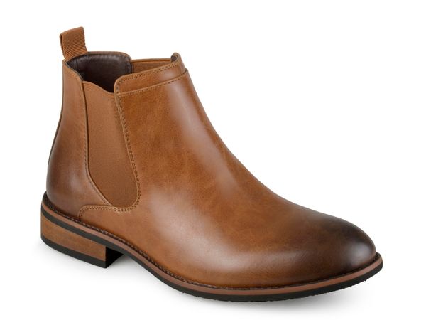 バンス メンズ シューズ ブーツ・レインブーツ Vance Co. Landon Boot Tan タン