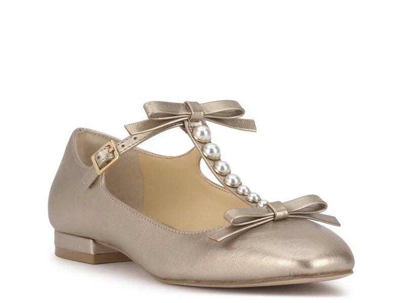 ジェシカシンプソン レディース シューズ パンプス Jessica Simpson Jolliya Flat Gold Metallic ゴールド レディース靴-靴