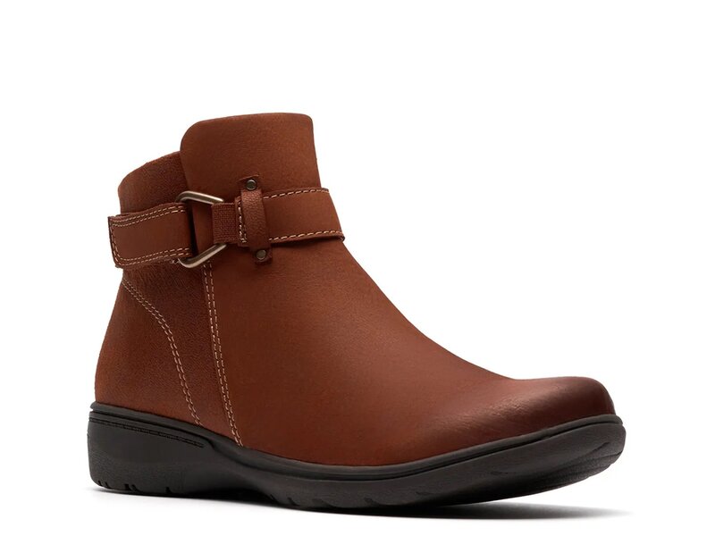 クラークス レディース シューズ ブーツ・レインブーツ Clarks Carleigh Drift Bootie Tan タン