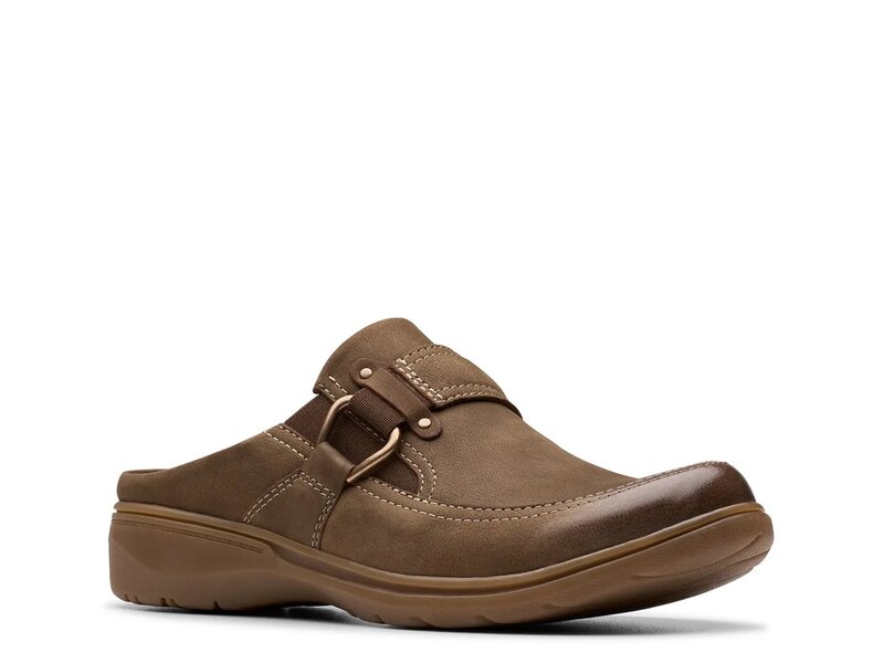 クラークス レディース シューズ スリッポン・ローファー Clarks Carleigh Viola Slip-On Mushroom