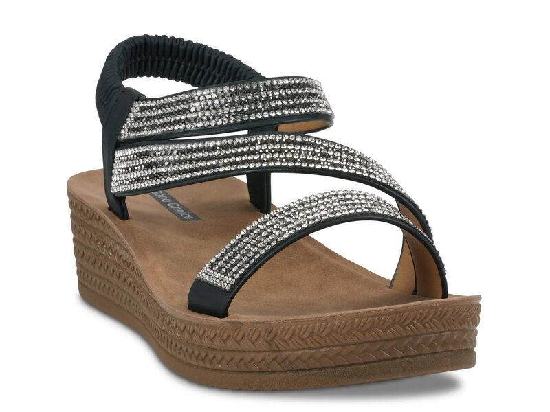 ジーシーシューズ レディース シューズ サンダル GC Shoes Ruby Wedge Sandal Black ブラック|ReVida 店