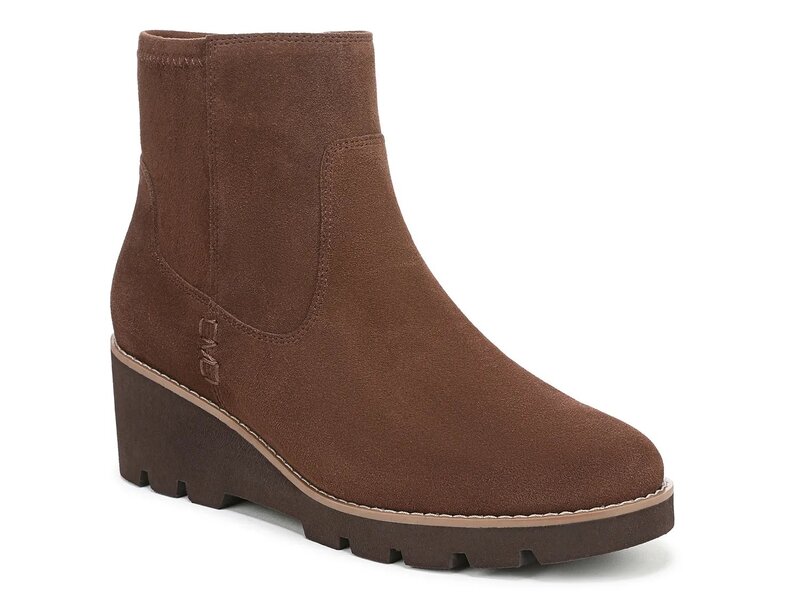 バイオニック レディース シューズ ブーツ・レインブーツ Vionic Ariana Wedge Bootie Dark Brown ブラウン｜ReVida 店